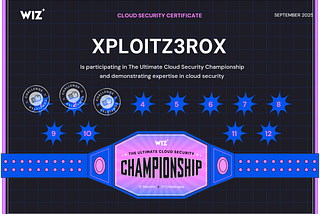 Wiz Cloud Security Championship — Breaking the Barriers