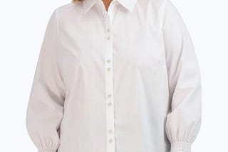 Choose styling, Attractive plus size white shirts | Foxcroft Collection