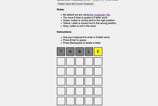 Build a Wordle Game with Custom Vocabulary with ChatGPT