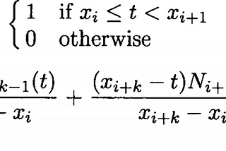 BSpline Curves — Open-Uniform Knot Vectors