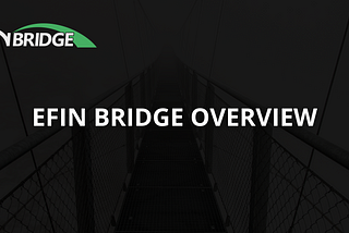 eFIN Bridge Overview