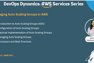Managing Auto Scaling Groups in AWS