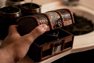 opening chest — revealing values and purpose
