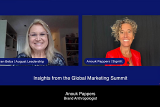 Insights from the Global Marketing Summit — Anouk Pappers