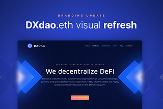 DXdao.eth receives a fresh coat of paint
