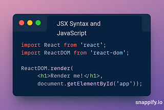 Hello there!👋 Yay! I'm back with a New Post. This post is about JSX. 📝