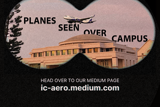 Planes spotted over BITS Pilani Goa Campus