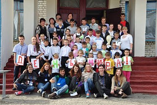 Would you volunteer teaching English to Ukrainian kids?