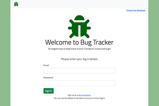 Bug Tracker: My first Ruby on Rails application project