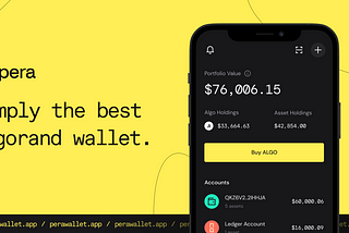 Getting Started with Pera Wallet