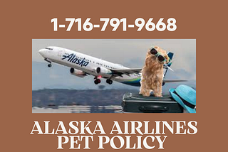 Alaska airlines pet policy