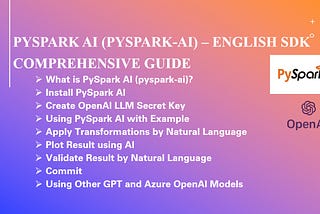 Using English SDK in PySpark