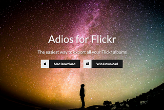 Comparison of 3 third party Flickr tools to download all your albums