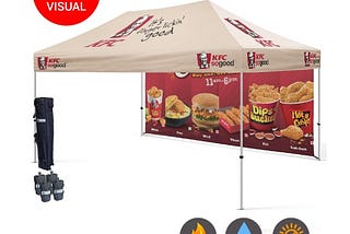 Custom Easy Up Tent For Trade Show | Branded Canopy Tents