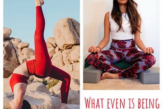 What even is being “good” at Yoga?