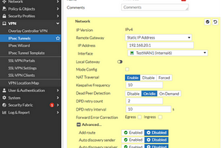 Fortinet NSE 4 7.2 — Redundant IPSec Tunnel