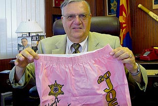 Let’s begin with the odiousness of Trump’s pardon of Joe Arpaio.
