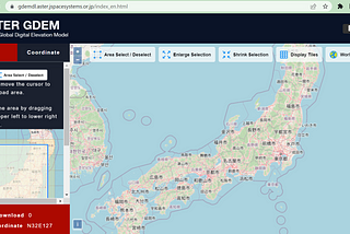 Downloading ASTER Satellite Image