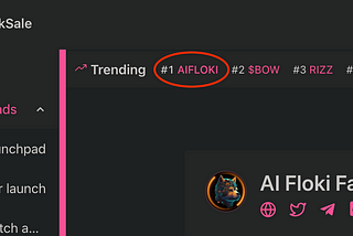 🚨 Trending #1 in PinkSale