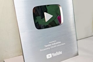Tandav Industries Celebrates YouTube Silver Play Button Achievement