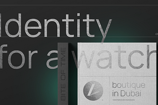 How we made a visual identity design for a watch boutique in Dubai: market features and visual…