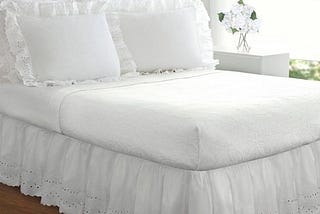 White Bed Skirt