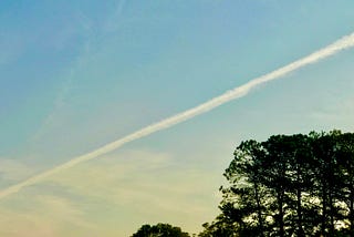 Trails in the sky