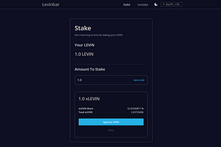 LevinBar Release