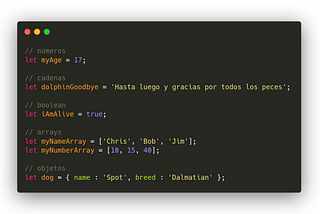 Fundamentos de JavaScript (parte IV) — variables