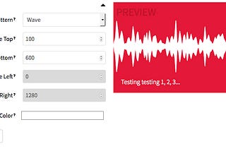 Introducing an editor for WNYC’s Audiogram themes