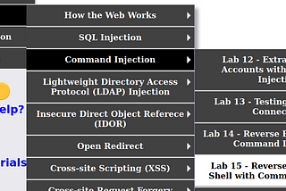 Mutillidae — Lab 15 — Reverse Meterpreter Shell with Command Injection