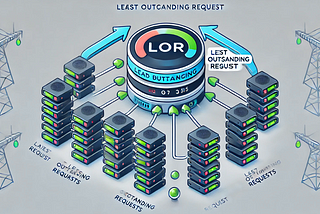 Least Outstanding Request routing using Lua