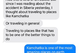 Kamchatka — the place I’ll never visit