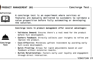 Product Management 101: #36 Concierge Test