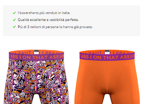 Accedi a una prova di Boxershort!