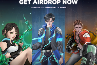 Airdrop 🎁 ⚔ Fate of Saga Giveaway NFT 
Get in-game NFT Characters And Special Rare (SPR) NFT…