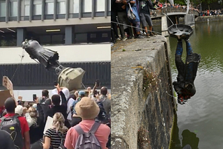That Statue — from commemoration, through corrosion, finally to collapse — was it just awful anger…