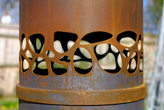 A garden sized biochar maker designed with biomimicry in mind
