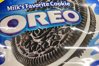 Picture of stuffed Oreo Cookie package