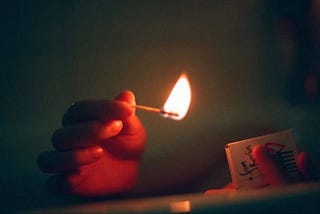 a burnt child loves the fire