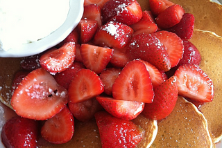 Strawberry, Pancake