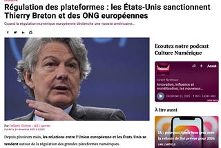 Construire un monde numérique sain pourrait vous rendre persona non grata aux États-Unis.