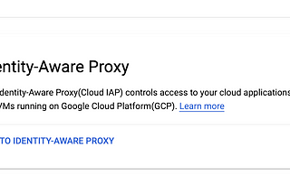 Brief synopsis of Google IAP (Identity-Aware Proxy)