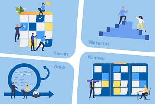 From Chaos to Clarity: Decoding the Waterfall, Agile, Scrum, and Kanban.