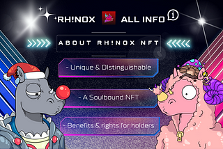 Introducing Rh!noX NFT: The Rare, Unique and Best Soulbound Project Holders Should Have