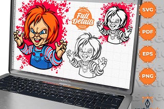 Chucky Svg , Chucky Horror movie svg, Halloween Svg, Movie Character Killer Svg , Cricut svg Files , Childs play design, Digital File