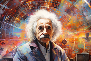 an illustration of Albert Einstein