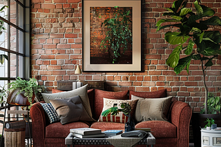 “Red Brick Accent Walls: Elevate Your Interior Design with Timeless Charm by The KAP Designs”
