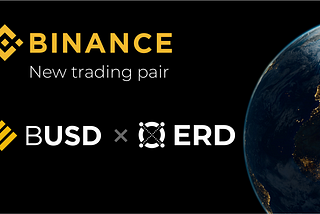 The ERD/BUSD trading pair is now available on Binance