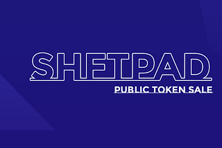 SHFTPAD — Public Token Sale Announcement